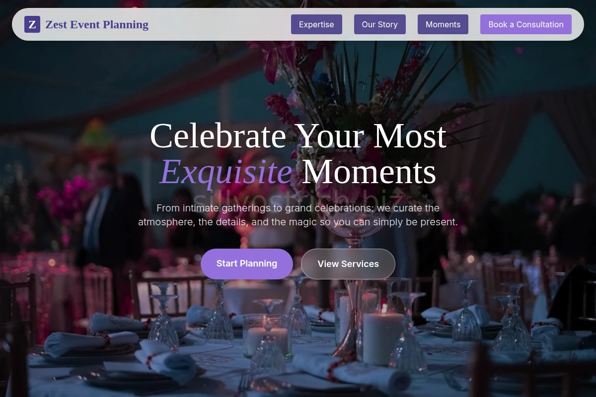 Zest Event Planning